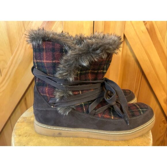 Rocket Dog Vikey Chrissy Coast Fabric Winter Boot Size 9 - Picture 1 of 7